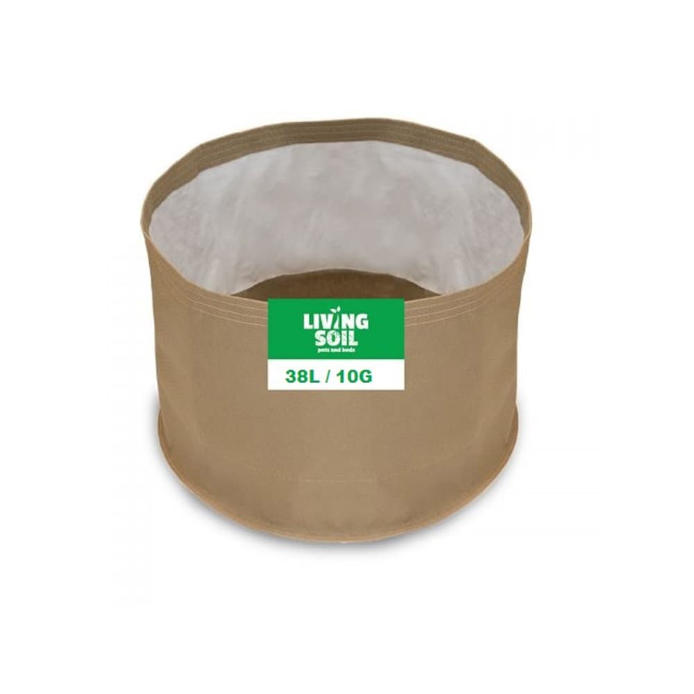 Nutrifield Living Soil Pots by Grassroots 10G/38L Made in USA