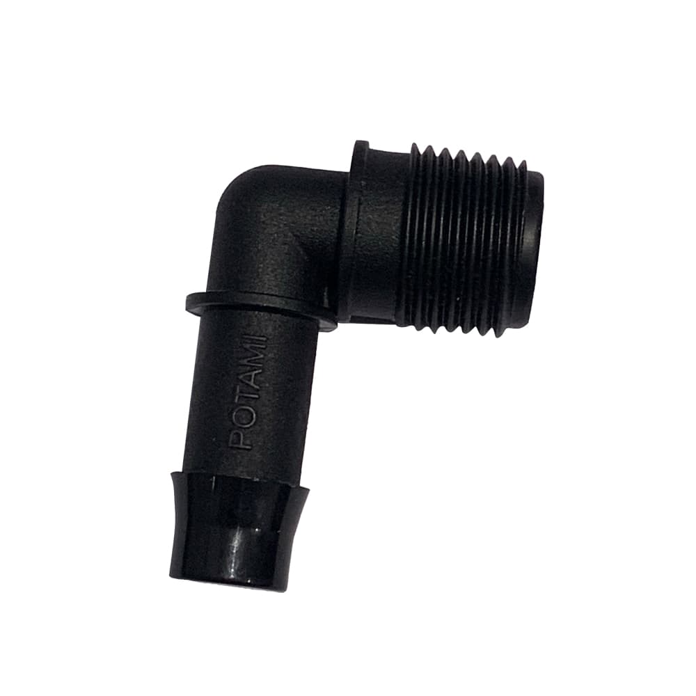 Potami 13mm Barbed Elbow 1/2 inch BSPT