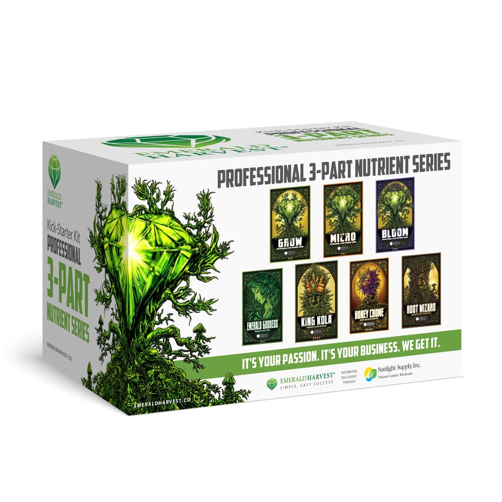 Emerald Harvest Kick-Starter Kit 3 Part Nutrient Series 0.95L