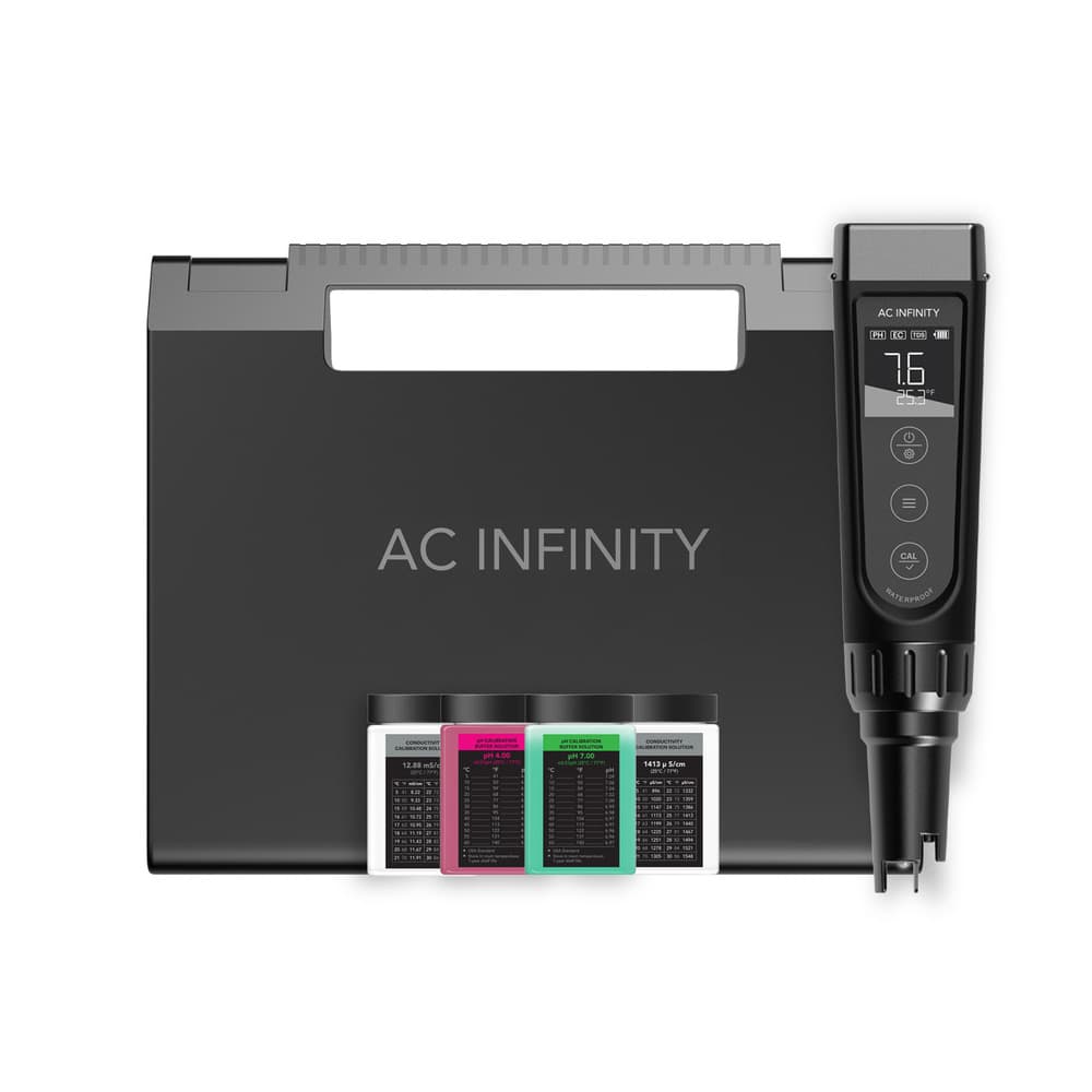 AC Infinity Hydroponic Meter Pro Kit, All-in-One pH Pen, Interchangeable Probe