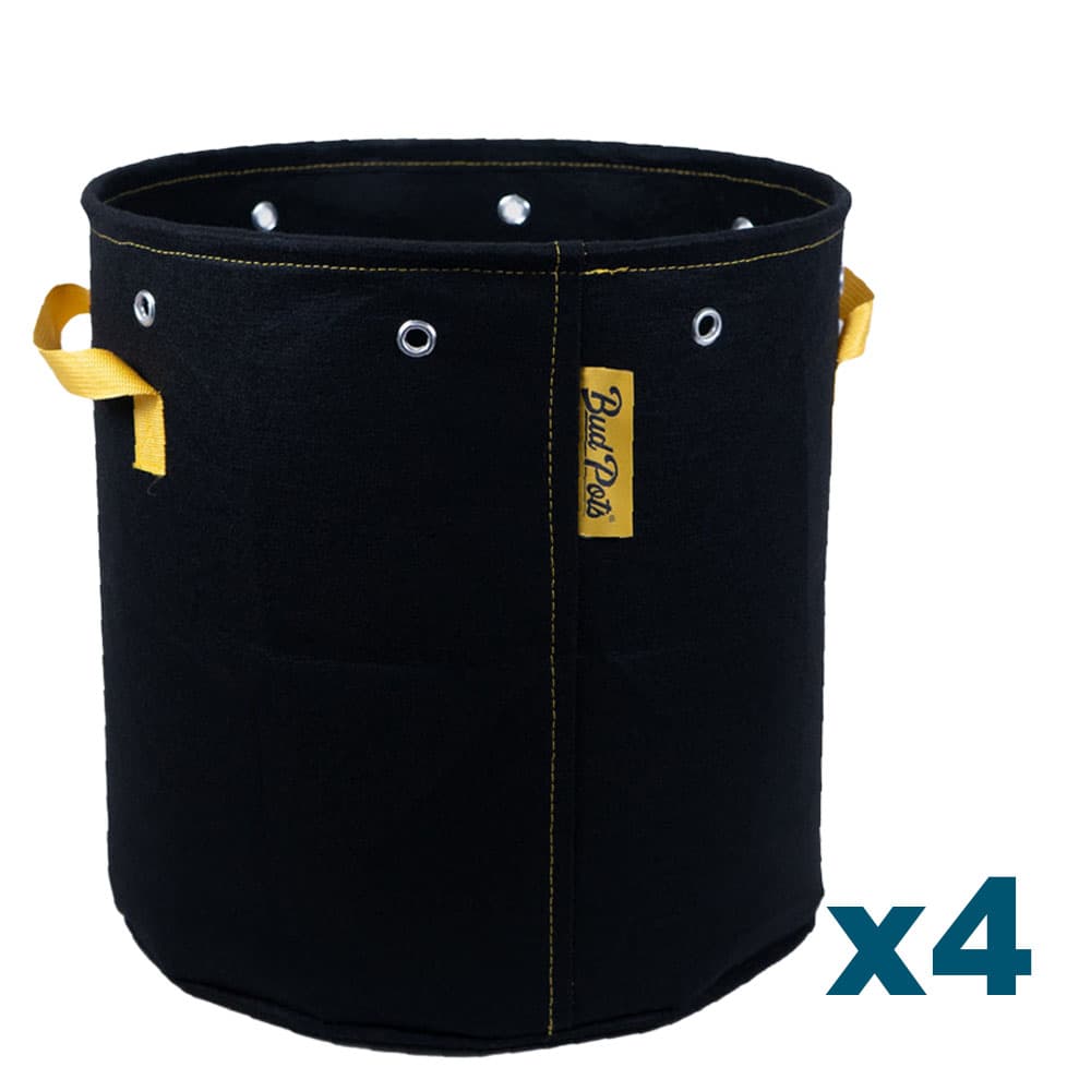 BudTrainer Fabric Budpots 15gal 57L (4 Pack)