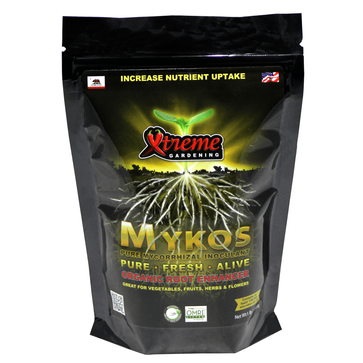 Xtreme Gardening Mykos Mycorrhizal Inoculant 1KG