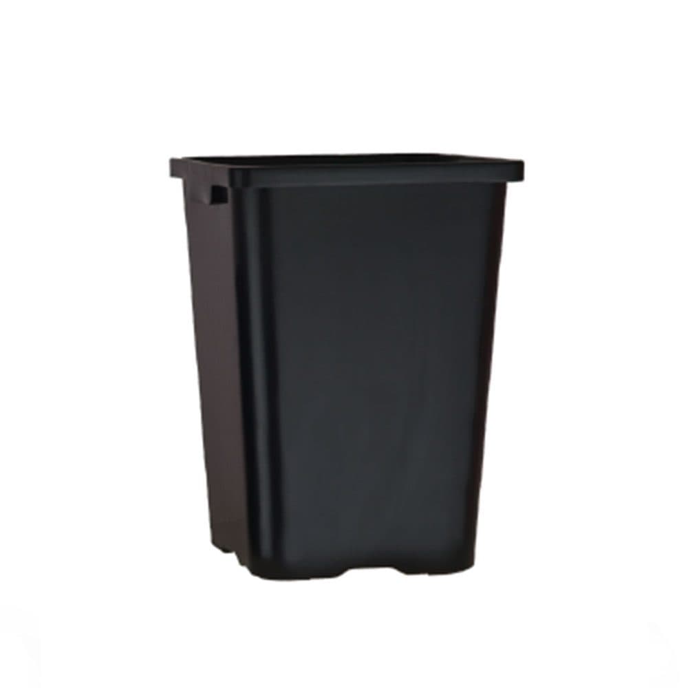 Pot Square 100mm Black