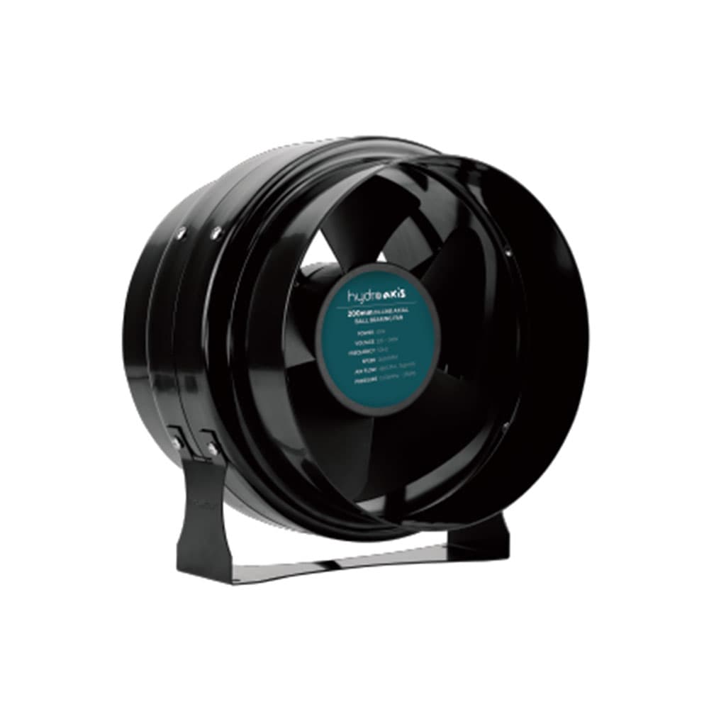 Hydro Axis In Line Axial Ball Bearing Fan 200mm - 8 Inch