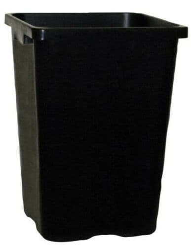 Bucket Black Square 290x300mm 18L