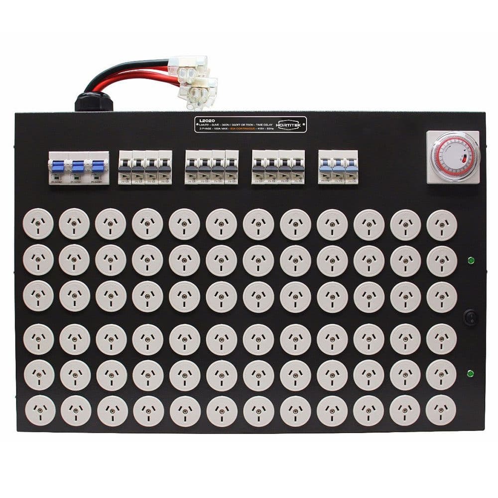 Hortitek LMU Light Management Unit 72 36ON/36OFF or 72ON 6 Live 100A TD