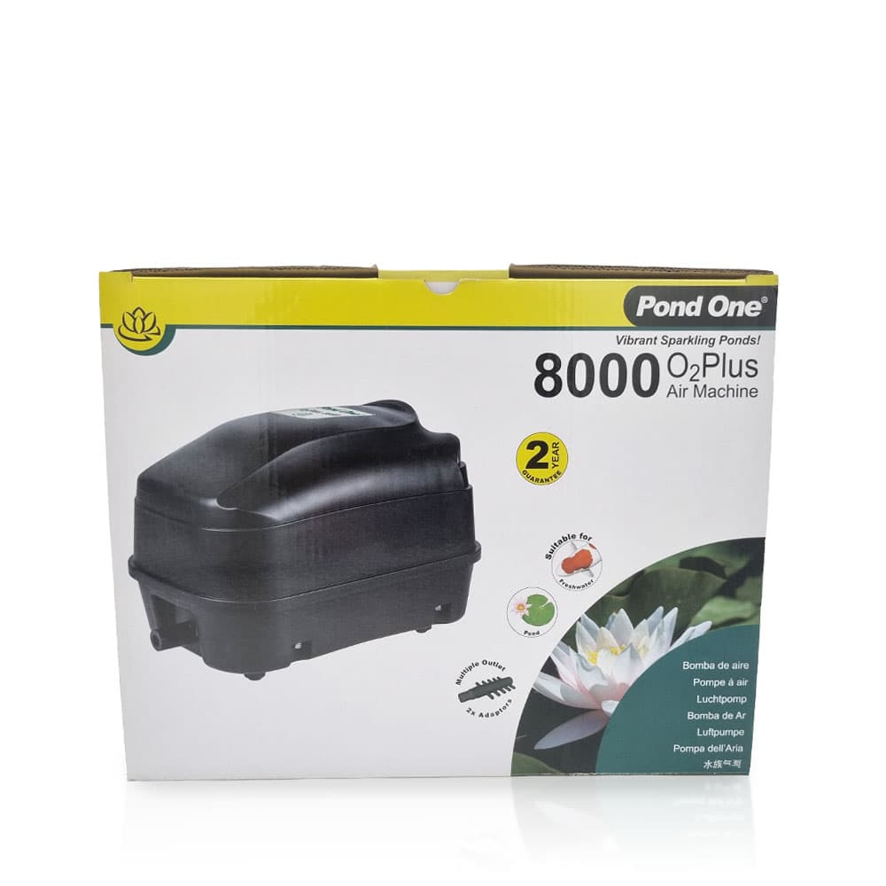 Pond One O2plus 8000 Air Pump 10 Outlet