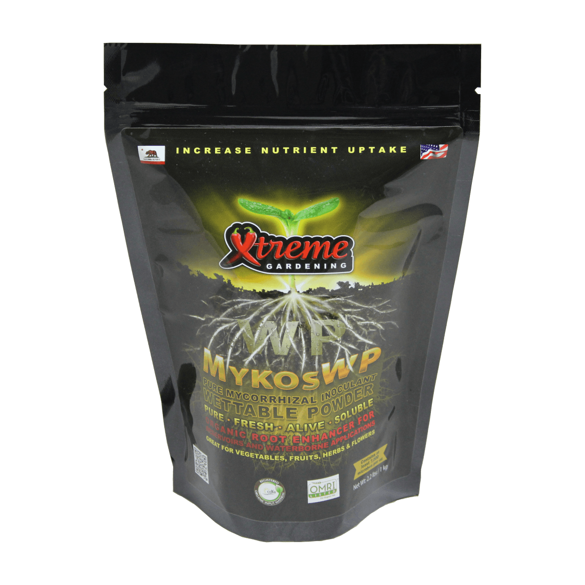 Xtreme Gardening Mykos Mycorrhizal Inoculant WP 1KG