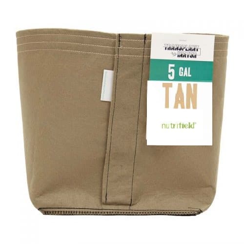 Nutrifield Transplant Fabric Pot by Grassroots 5G/19L Made in USA