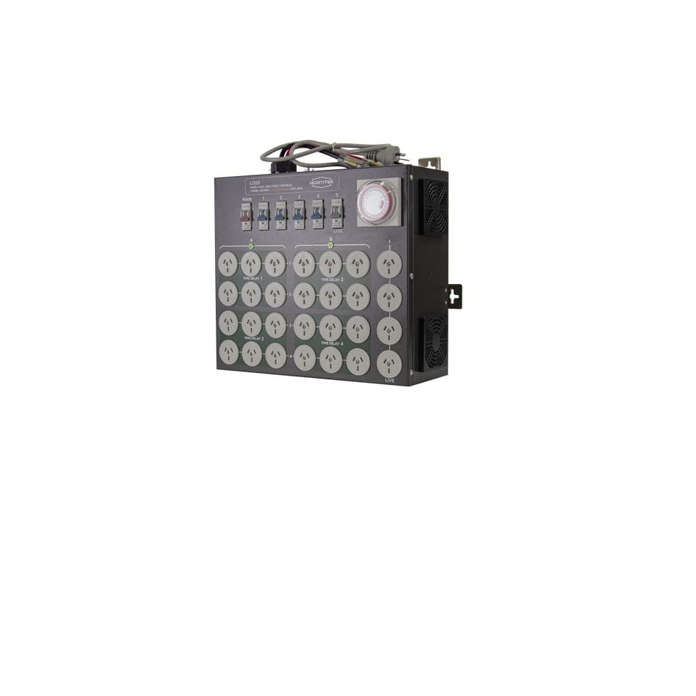 Hortitek LMU Light Management Unit 24 12ON/12OFF 4 Live 63A 1PH TD