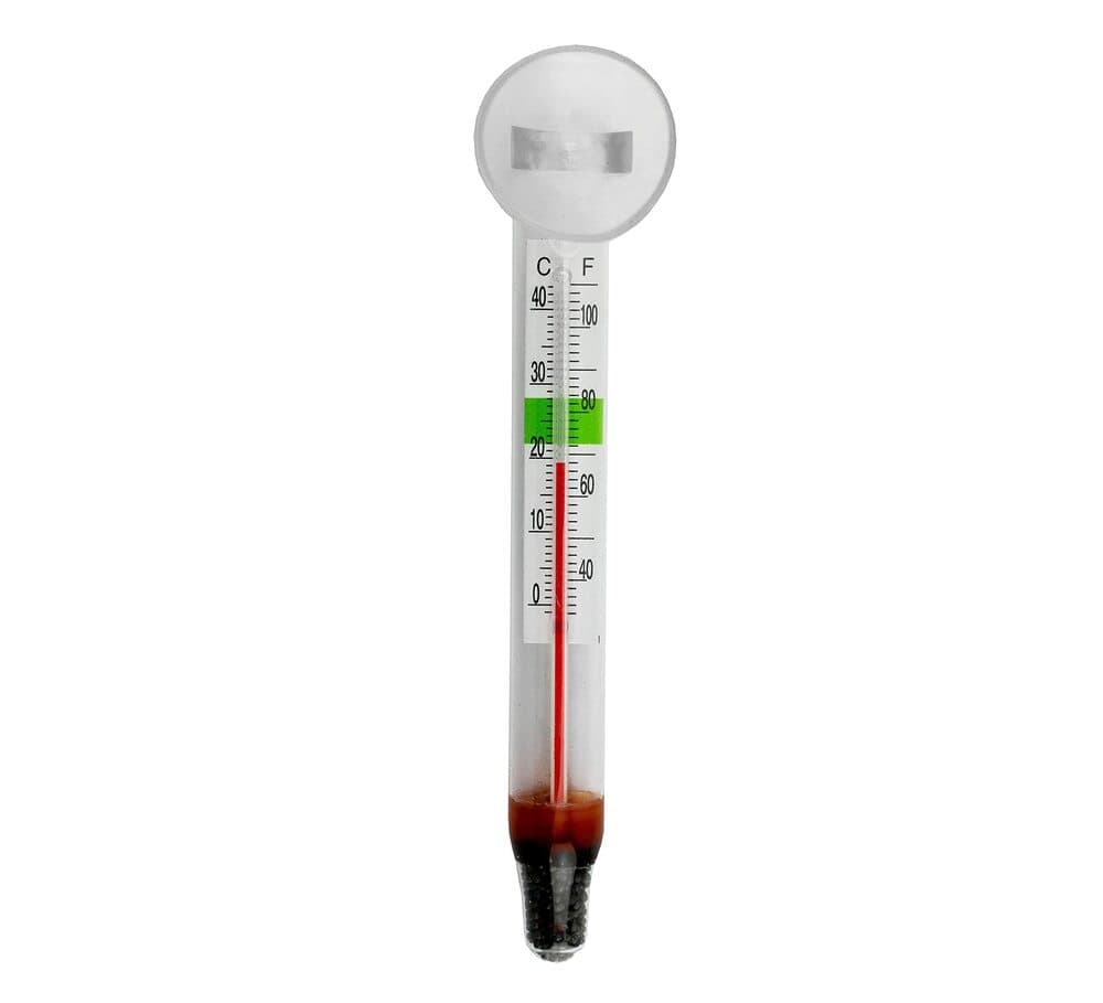 Floating Glass Thermometer with Suction Cap