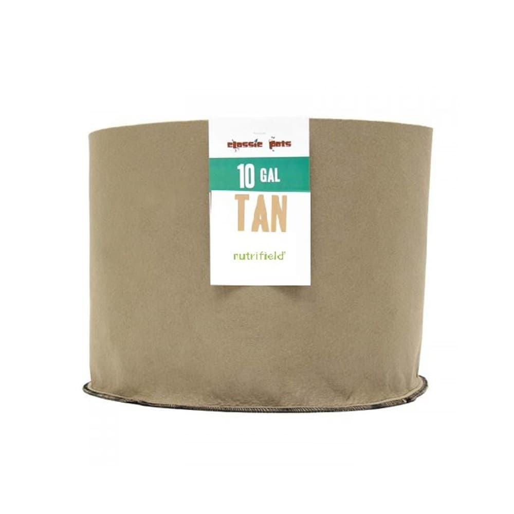 Nutrifield Fabric Pots by Grassroots 10G/38L Made in USA