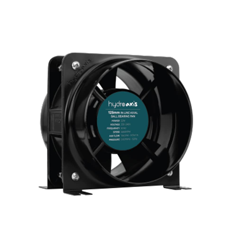 Hydro Axis In Line Axial Ball Bearing Fan 125mm - 5 Inch