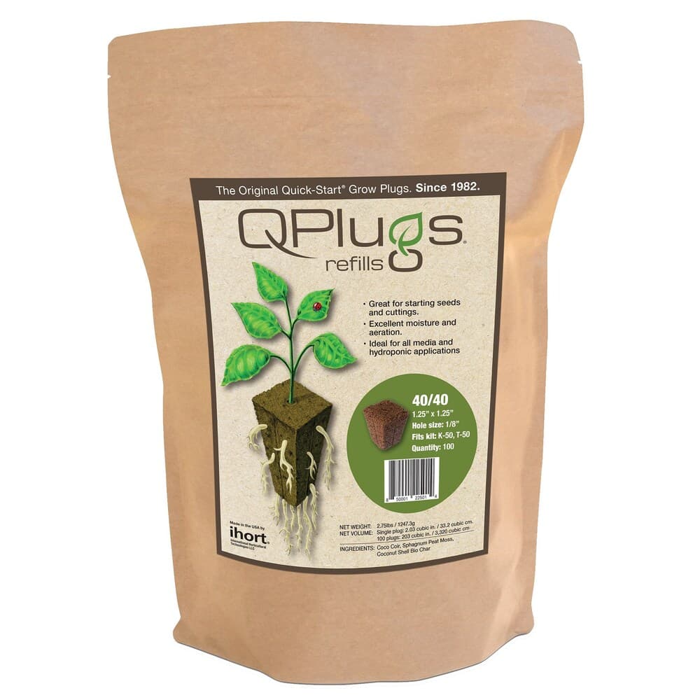 iHort Q Plugs 40/40 Resealable Bag (100/Bag)