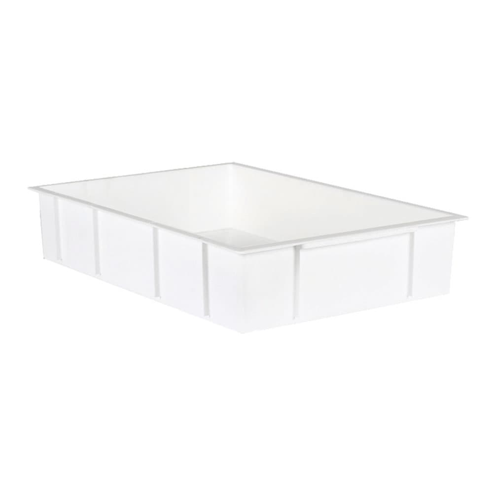Crop Box Tub 23L White Grated Base