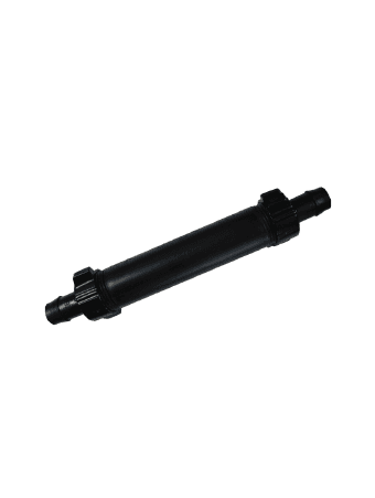 19mm In Line Barbed Black Filter