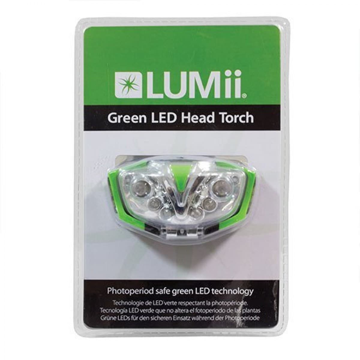 Lumii Green Lead Head Torch