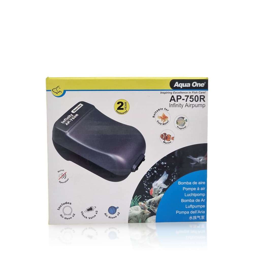 Aqua One AP750 Air Pump 2 Outlet 2x200L/HR