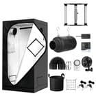 L.T.C Grow Tent Kit Complete 80x80x160cm 150w LED Grow Light Samsung 301B Hydro