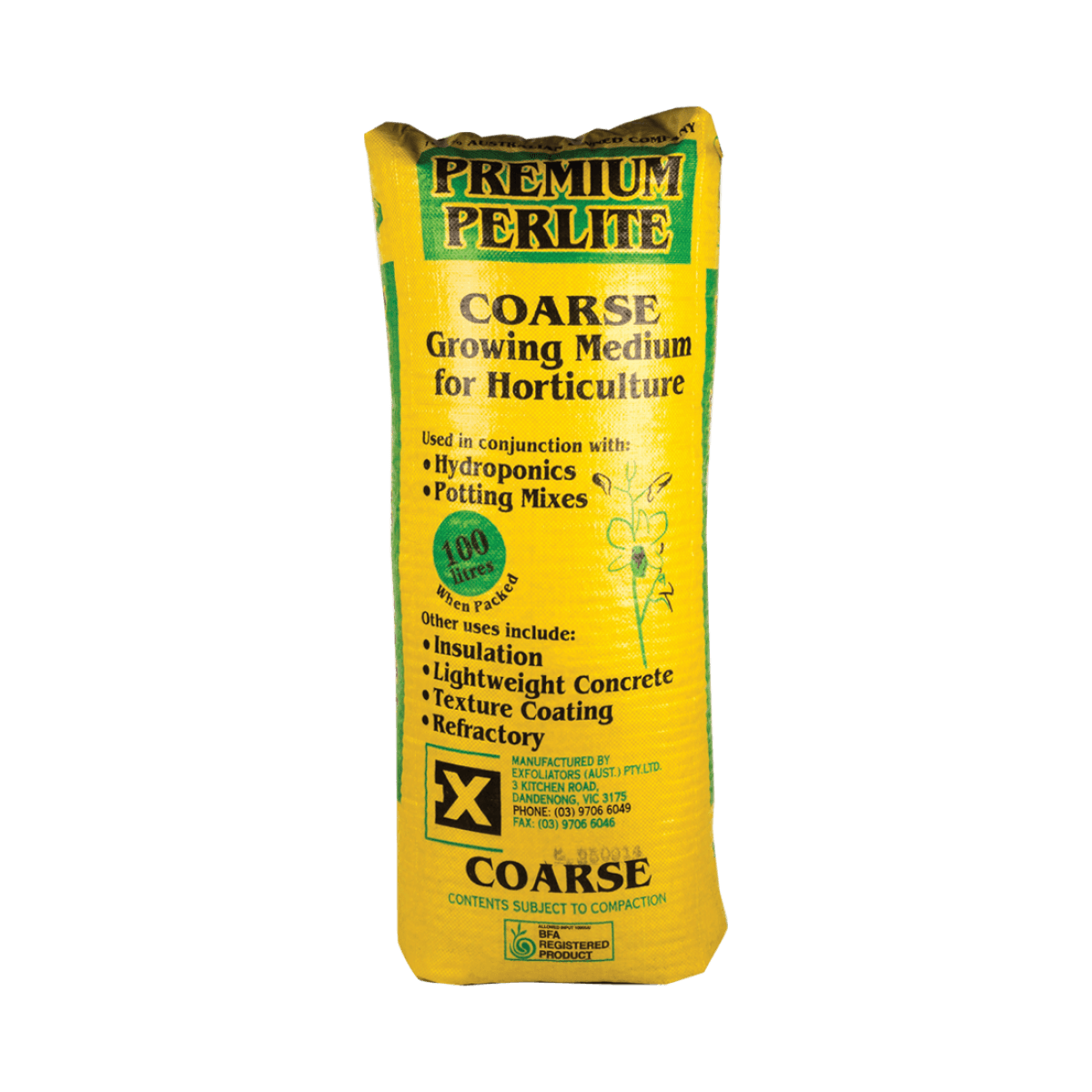 Exfoliators Perlite Super Coarse 100L